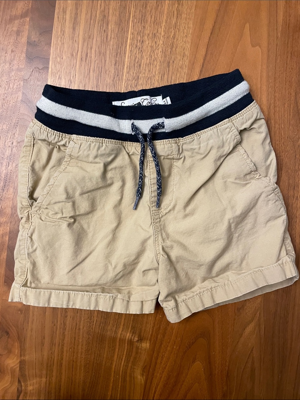 Casual Knit-Waist Khaki 3T Shorts